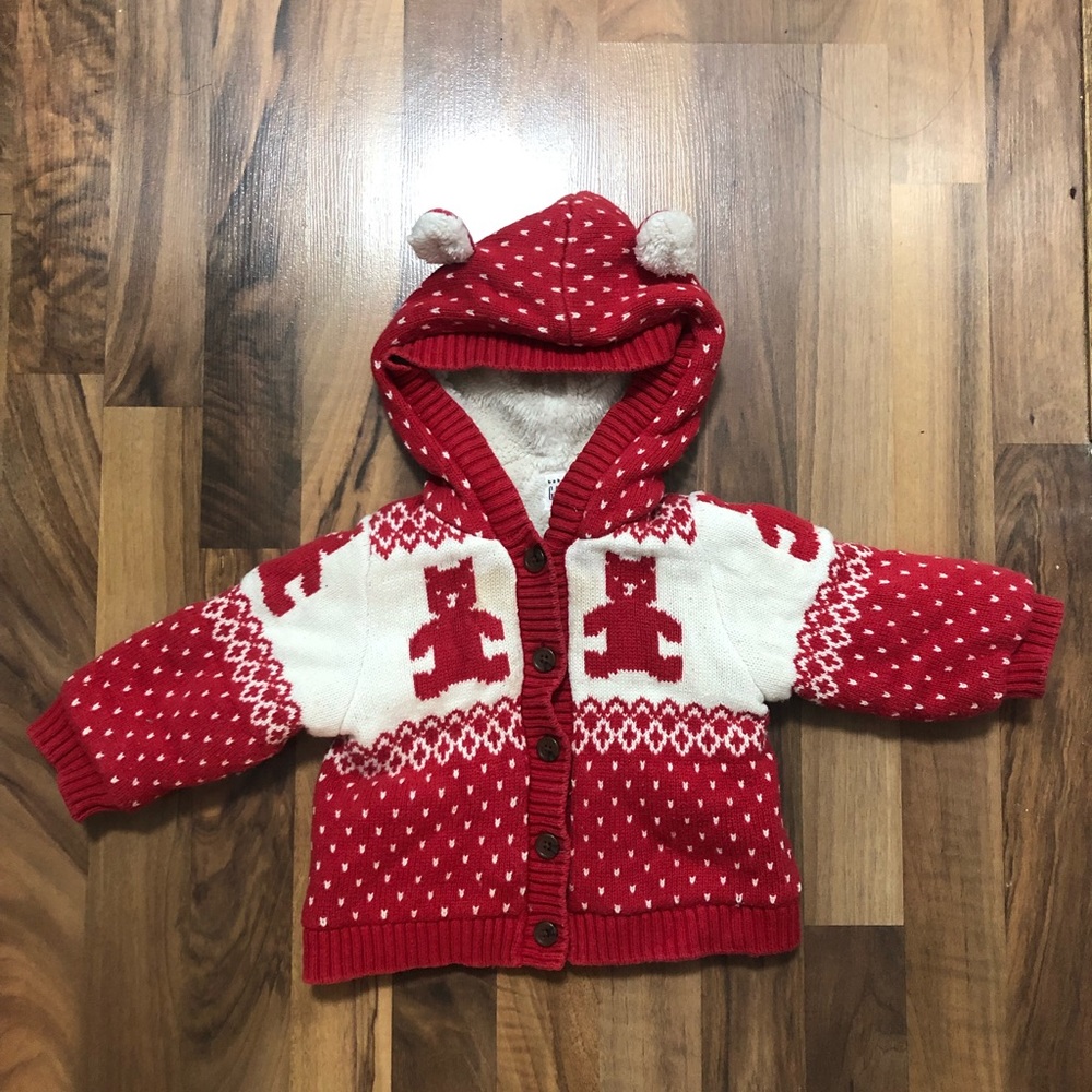 Bear sweater jacket